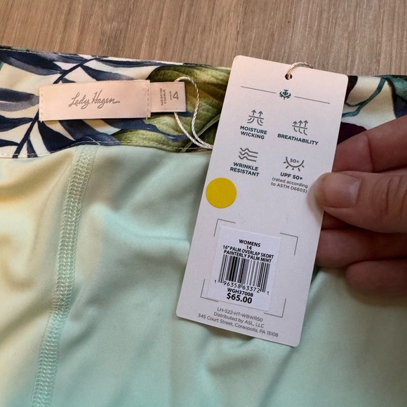 NWT Lady Hagen Tropical Floral Women's Skort - Picture 7 of 11